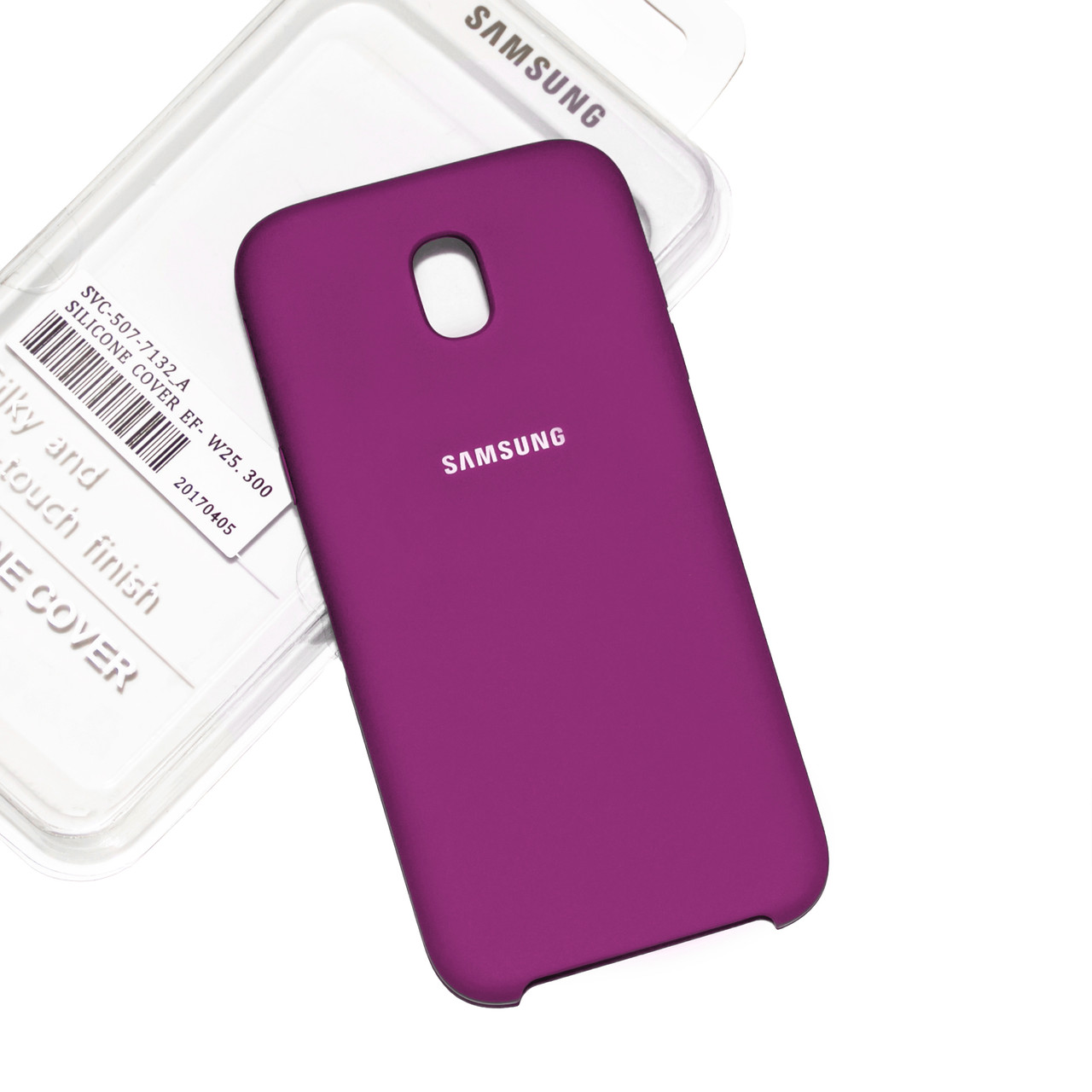 Silicone Case Premium на Samsung J7 2017 / J730 Fuchsia