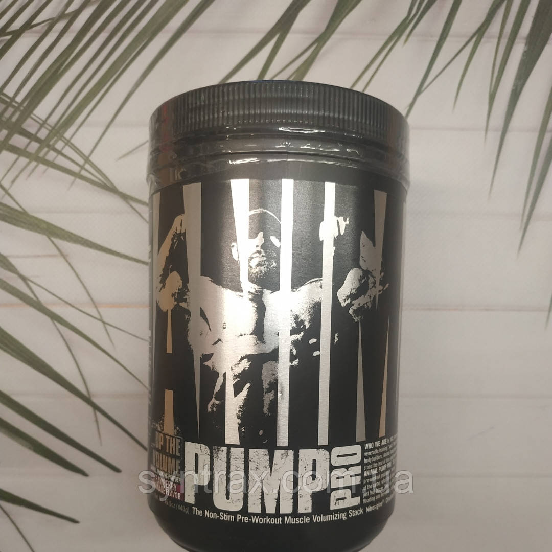 Universal Nutrition Animal Pump Non-Stim Pre-Workout 440 g, передтренувальний виробник Юніверсал нутрішн Єнімал Памп