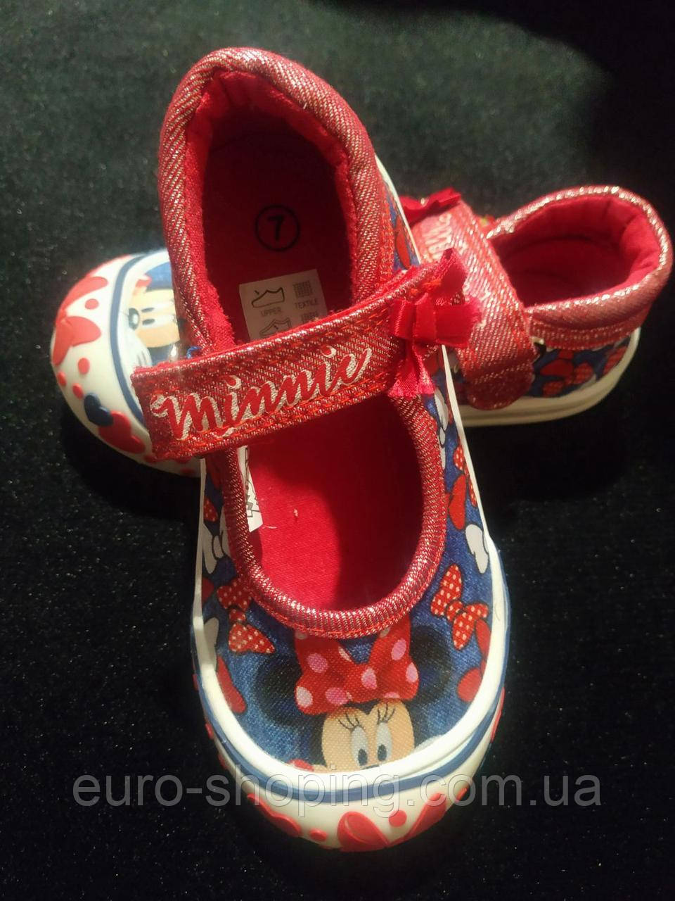 Балетки, мокасини Disney для дівчинки,Англія, фото 1