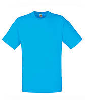 Футболка мужская однотонная, мужская футболка базовая качественная, футболки мужские ультрамарин, 3ХЛ