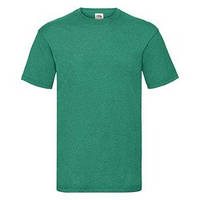 Футболка мужская однотонная, мужская футболка базовая качественная, футболки мужские зеленый-меланж, 3ХЛ