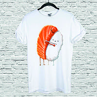 Футболка YOUstyle Sushi Hug 0013 L White