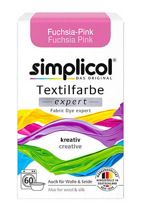 Фарба Simplicol для зміни кольору 150 г Fuchsia-Pink рожева фуксія, фото 1