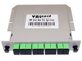 Дільник оптичний корпусний 1x8 SC/APC (DIN LGX) сплітер (Splitter PLC) ValCord