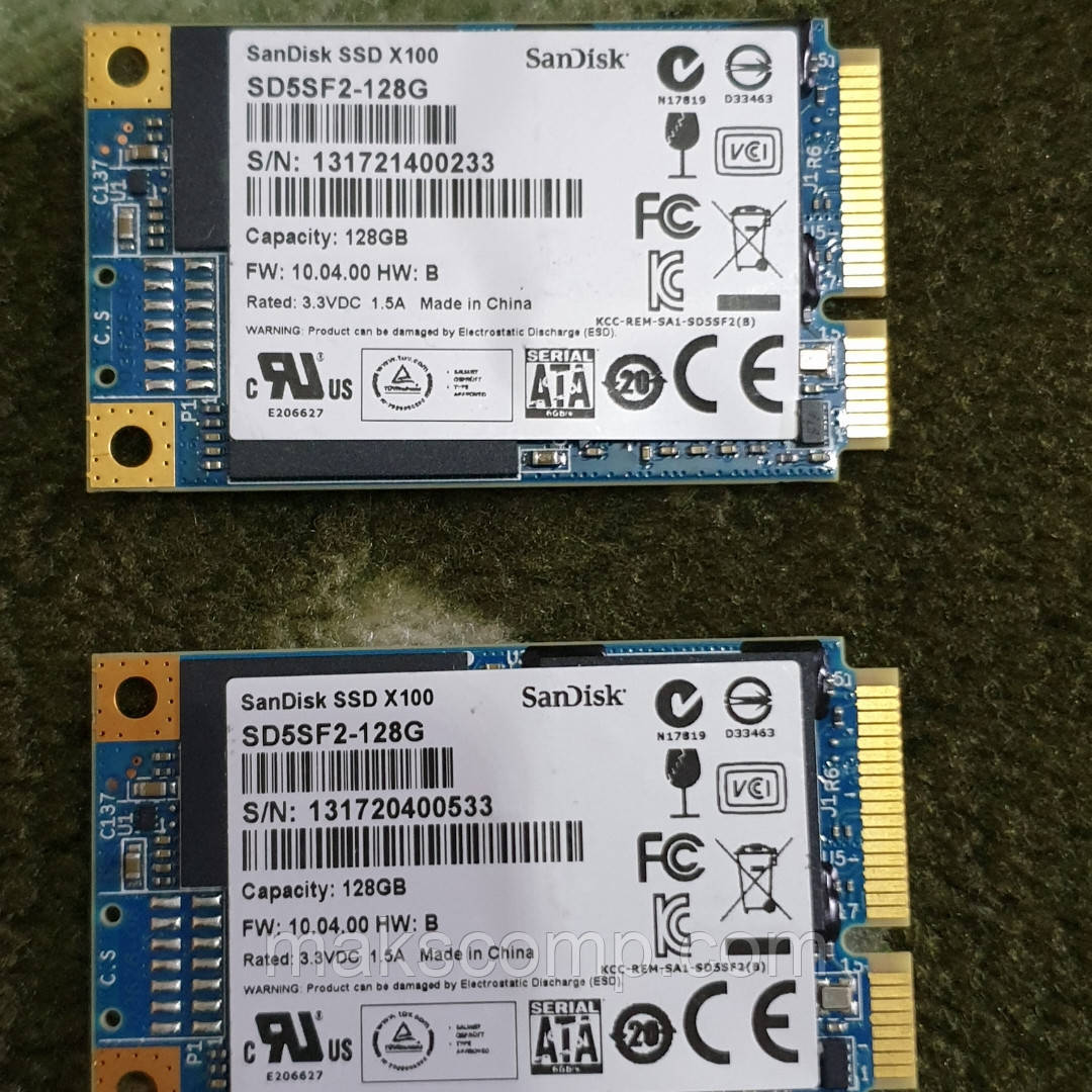 SSD Sandisk X100 128GB msata(б/у)