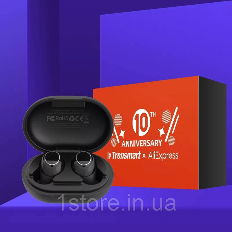 Бездротові навушники Tronsmart Onyx Neo TWS навушники, SoC Qualcomm (aptX, AAC, cVc 8.0) Оновлена версія