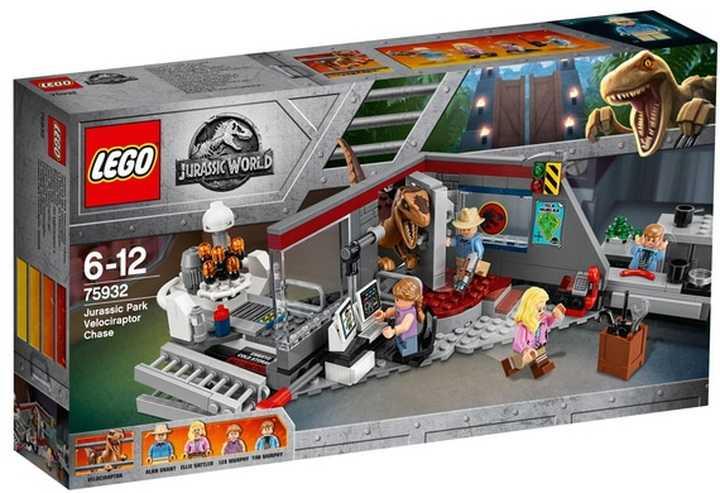Lego Jurassic World Полювання на Рапторів у Парку Юрського Періоду 75932, фото 1