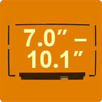 Матриці діагоналлю 10.1 10.0 8.9 7.0 дюймів для ноутбуків