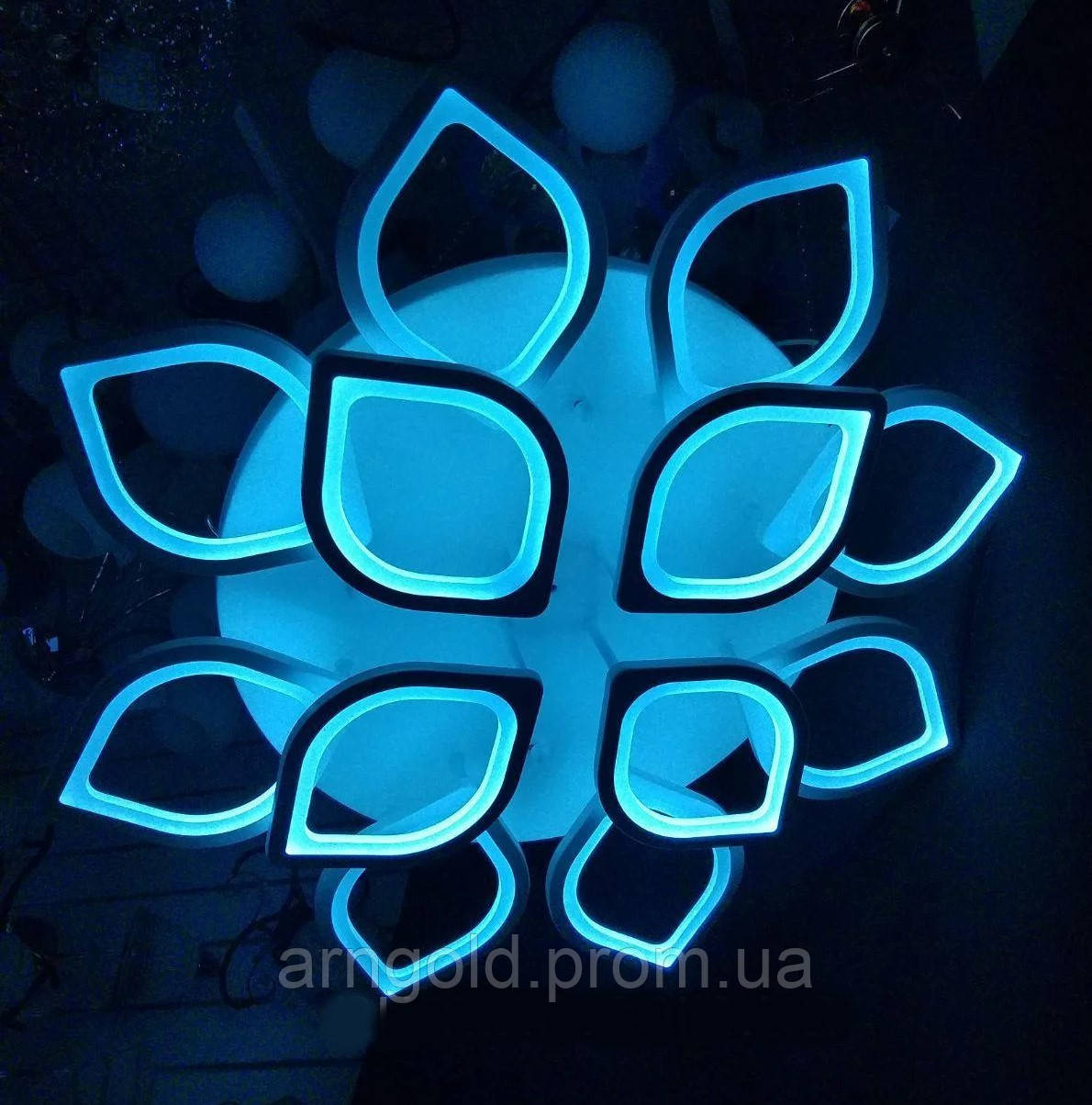Люстра LED стельова XZ-8066/8+4 144W+144W