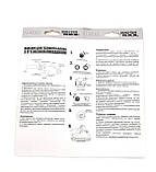 Пальник для газового балона Mastertool Орбіта, обертання 360°, з п'єзопідпалом і керамічної захистом 1300 °С, фото 6