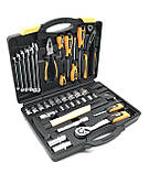 Набір інструментів і насадок торцевих Mastertool CrV 1/4" і 1/2" 56 предметів (78-5156), фото 4