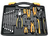 Набір інструментів і насадок торцевих Mastertool CrV 1/4" і 1/2" 56 предметів (78-5156), фото 7