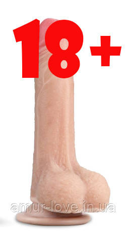 Фалоїмітатор Sliding Skin Dual Layer Dong 7'', фото 1