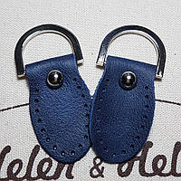 Набір пришивних елементів із півкільцями. Колір "Синій"