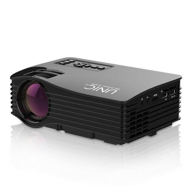 Портативний мультимедійний Проектор LCD UNIC JSQ-UC68 Wi-Fi, чорний, фото 1