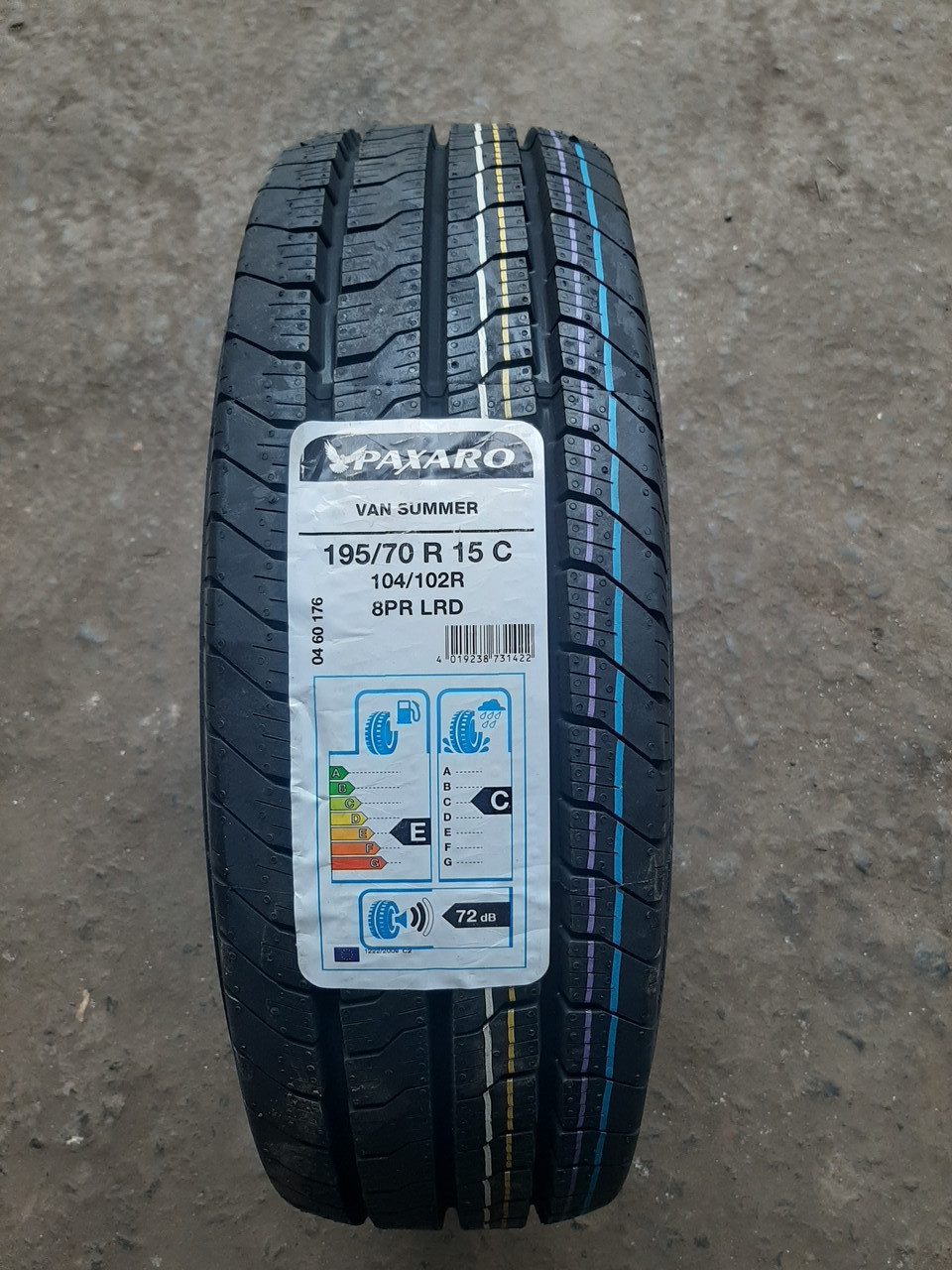 Легкогрузовые шины Paxaro Summer Van 195/70 R15C 104/102R