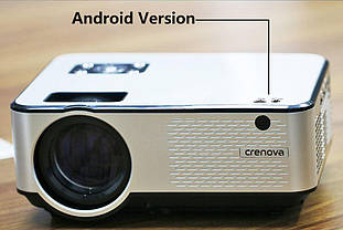 Проектор мультимедійний Crenova LF1S з Wi-Fi, білий, фото 2