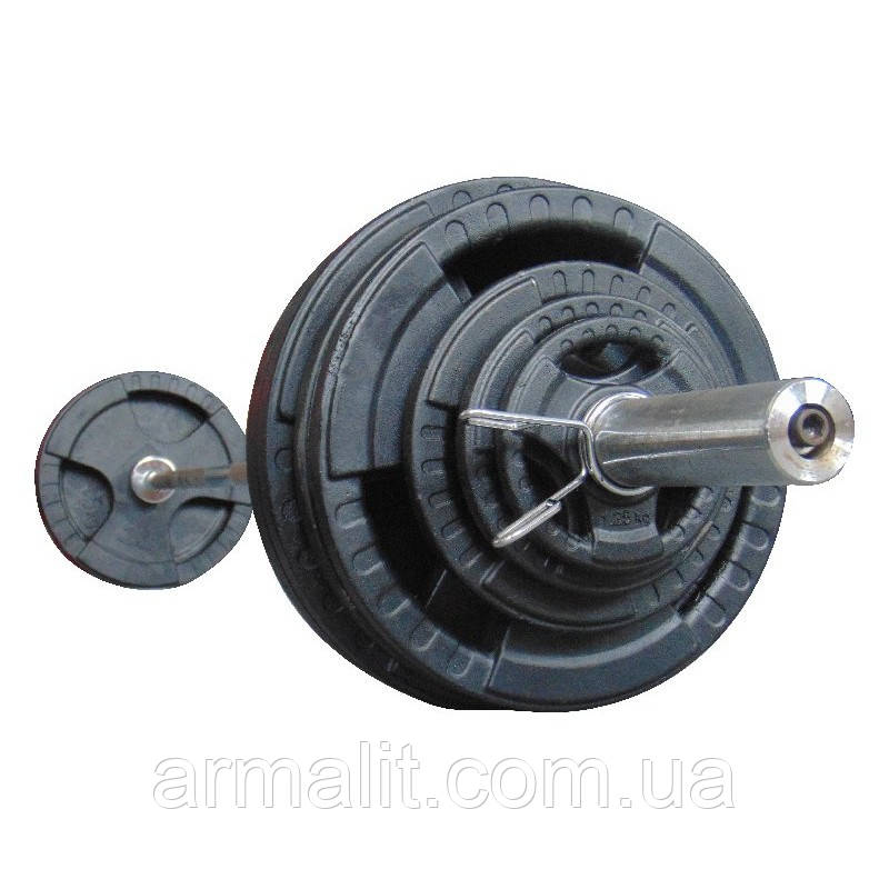 Штанга 147.5 кг складальна олімпійська АРМАЛІТ-2015, фото 1