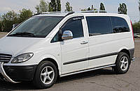 Пороги боковые (подножки-трубы) Mercedes Vito (W639) 2003-2009 (Ø60)