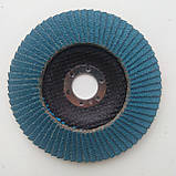 Круг шліфувальний 125х22 P40 диск абразивний цирконієвий Ultra Abrasives, фото 3