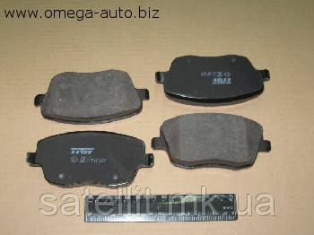 Колодки торм. GDB1414 (пр.-во TRW), GDB1414