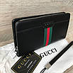 Чоловічий шкіряний клатч Gucci Гуччі, фото 4