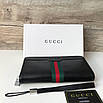 Чоловічий шкіряний клатч Gucci Гуччі, фото 7