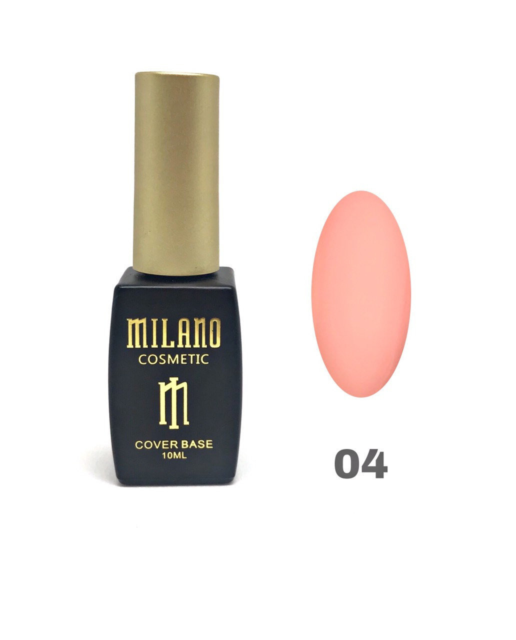База для гель лаку Milano Rubber Cover Base Gel №04, 10 мл