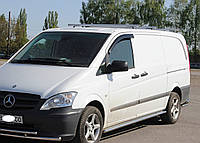 Пороги боковые (подножки-трубы) Mercedes Vito 2010-2014 (Ø60)