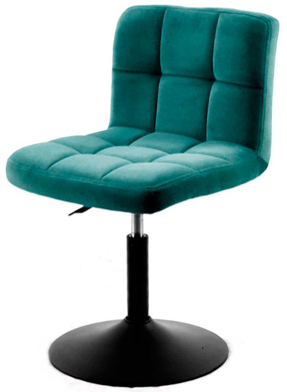 Крісло Arno BK — Base зелений В-1003 велюр (бархат), на чорній опорі млинця, фото 1
