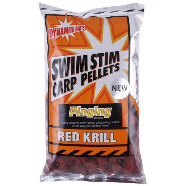 Пеллетс DYNAMITE BAITS Swim Stim pinging pellets Red Krill 13mm 900гр - фото 2 - id-p1178258197