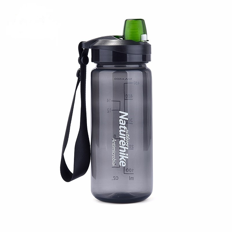 Фляга Naturehike Sport bottle 0.5 л NH61A060-B Black, фото 1
