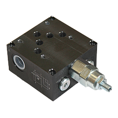 Плита з запобіжним клапаном під один гідророзподільник Oleoweb Cetop 5 (iso 10) серії BS5