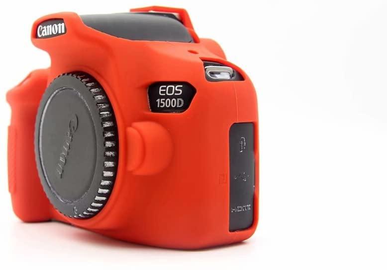 Защитный силиконовый чехол для фотоаппаратов Canon EOS 1500D, 1300D - красный - фото 2 - id-p1178296155