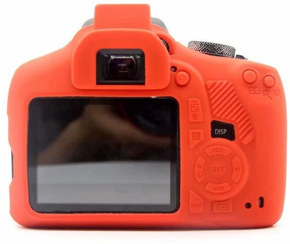 Защитный силиконовый чехол для фотоаппаратов Canon EOS 1500D, 1300D - красный - фото 3 - id-p1178296155