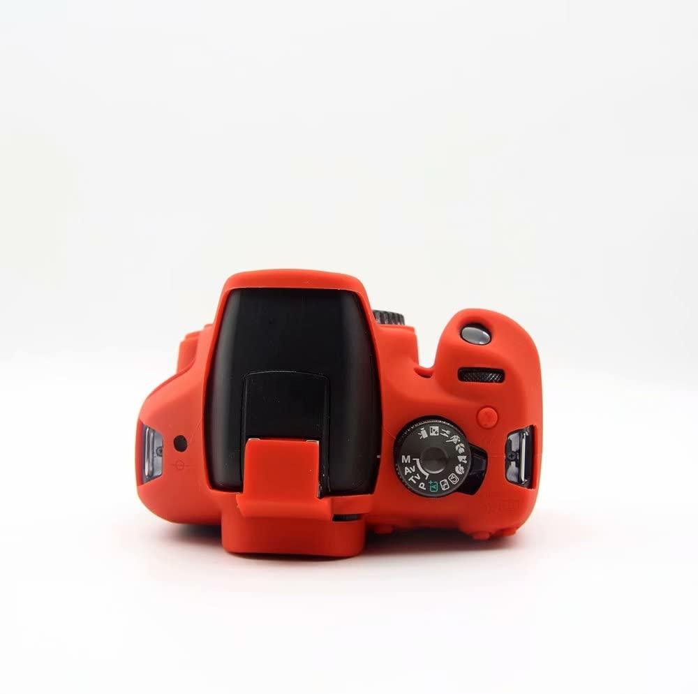 Защитный силиконовый чехол для фотоаппаратов Canon EOS 1500D, 1300D - красный - фото 4 - id-p1178296155