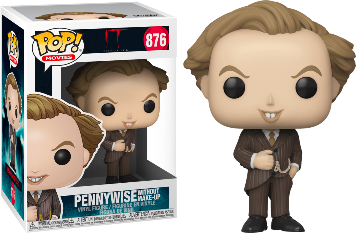 Фігурка Funko Pop Фанко Поп Пеннівайз без гриму Pennywise without make up 10 см IT PW 876, фото 1