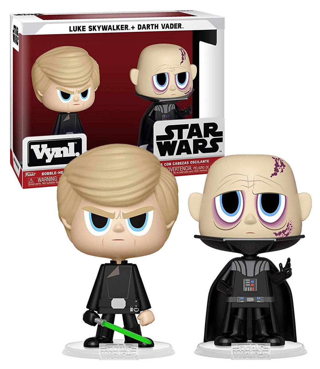 Набір фігурок Funko Pop Фанко Поп Darth Vader and Luke Люк Скайуокер і Дарта Вейдер Star Wars 10см SW DB LS, фото 1