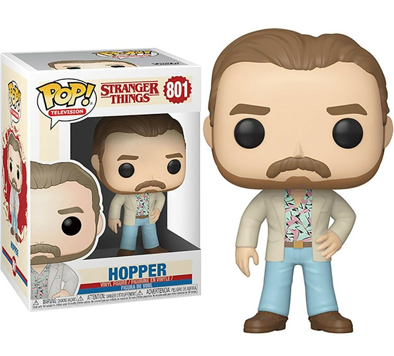 Фігурка Funko Pop Фанко Поп Stranger Things Джим Хоппер Дуже дивні справи Hopper Date Night 10см ST Х 801