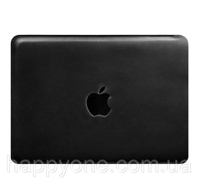 Шкіряний чохол для Macbook Pro 13 (чорний)