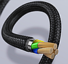 Оригінальний Кабель Baseus Elbow USB Type-C Cable LED Charge 3A для заряджання та передавання даних (1 метр) Синій, фото 11