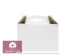 Коробка для торта 250 Х 250 Х 150  (біла)