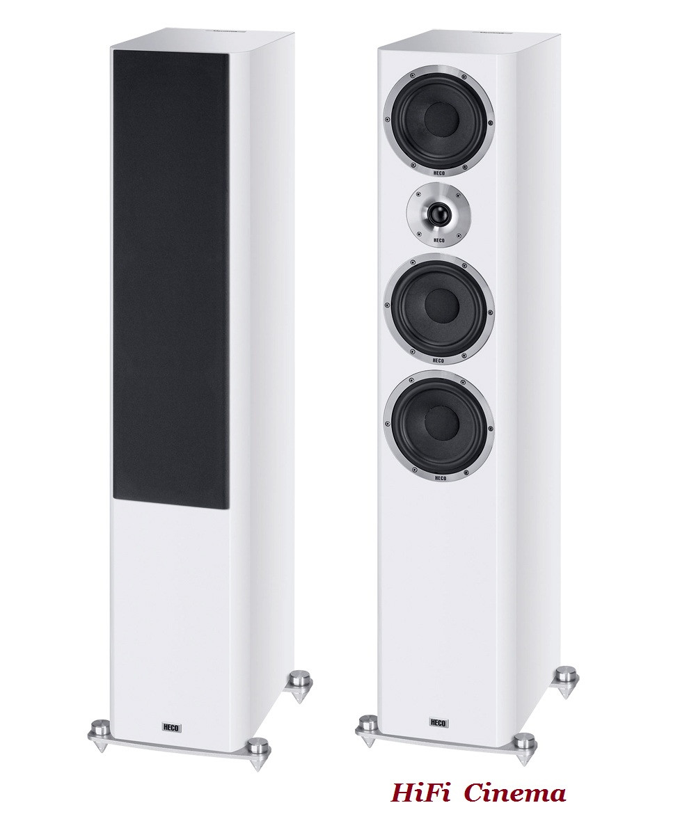 Акустична система HECO Elementa 700 Satin Lacquer White біла підлогова акустика