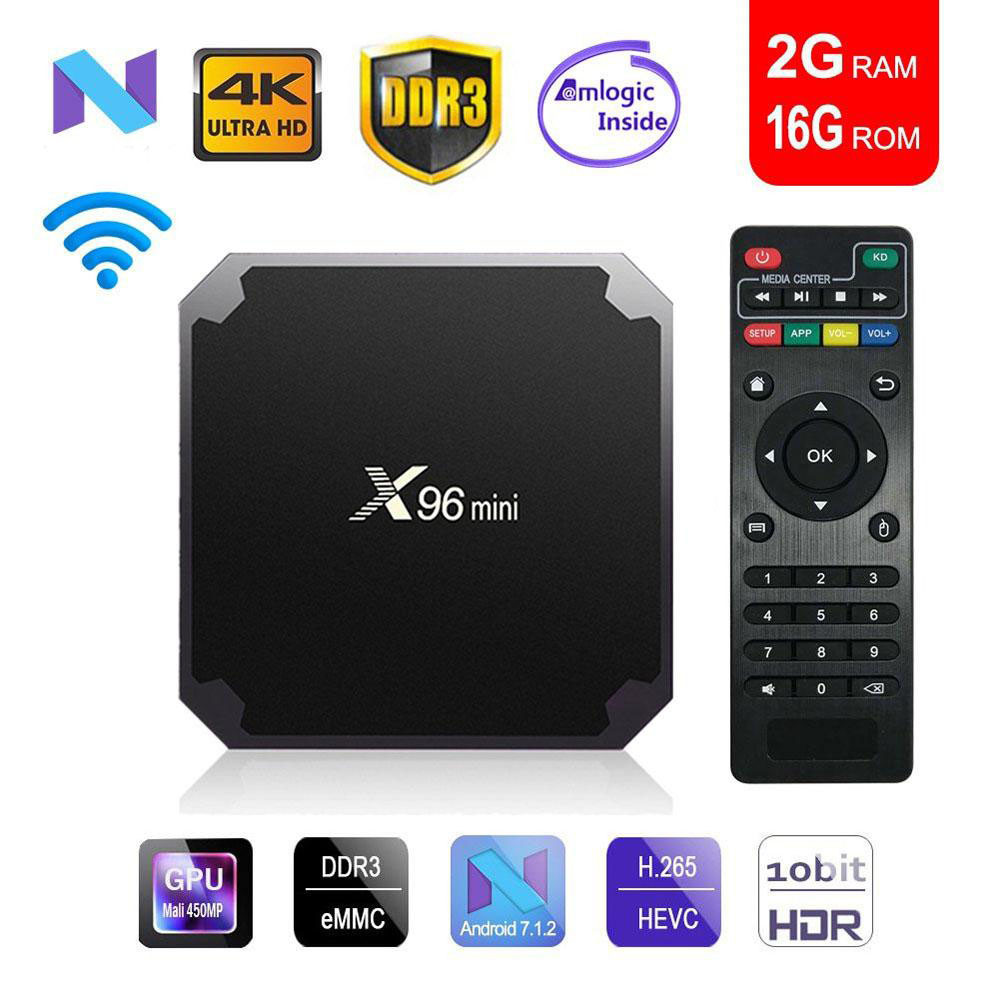 Андроїд Смарт ТВ приставка smart tv box — X96 Mini S905W New 2/16 Gb New version, фото 1
