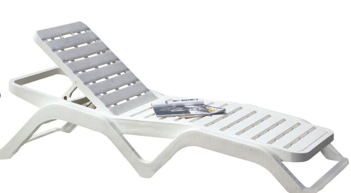 Лежак SCIROCCO білий, фото 1