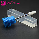 Керамічна фреза для манікюру і педикюру 3_32 Tirch Cylinder "СИНЯ КУКУРУДЗА"