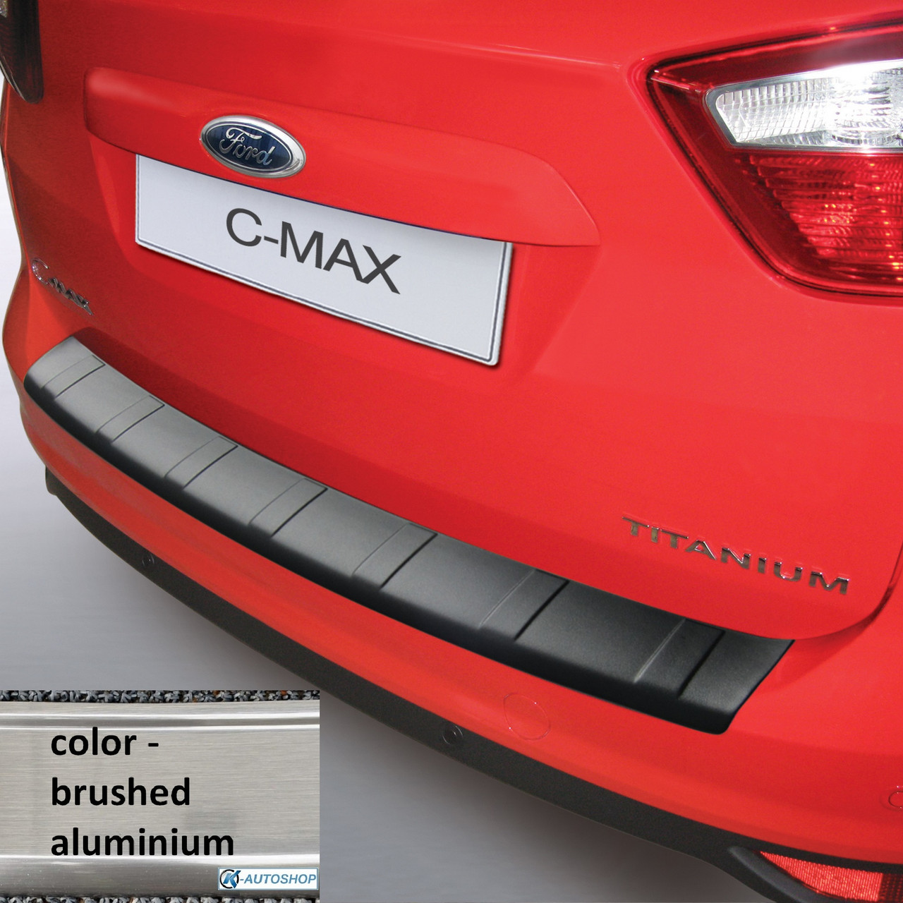 Пластикова захисна накладка на задній бампер для Ford C-Max Mk2 2010-2015