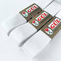 Атласна стрічка двостороння (30 мм) біла