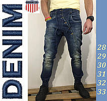 Чоловічі модні джинси завужені Denim.