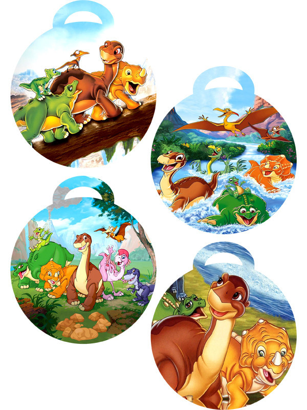 Медальки/медалі "Земля до початку часів. Динозаврики " картонні тематичні (10 шт.) малотиральні